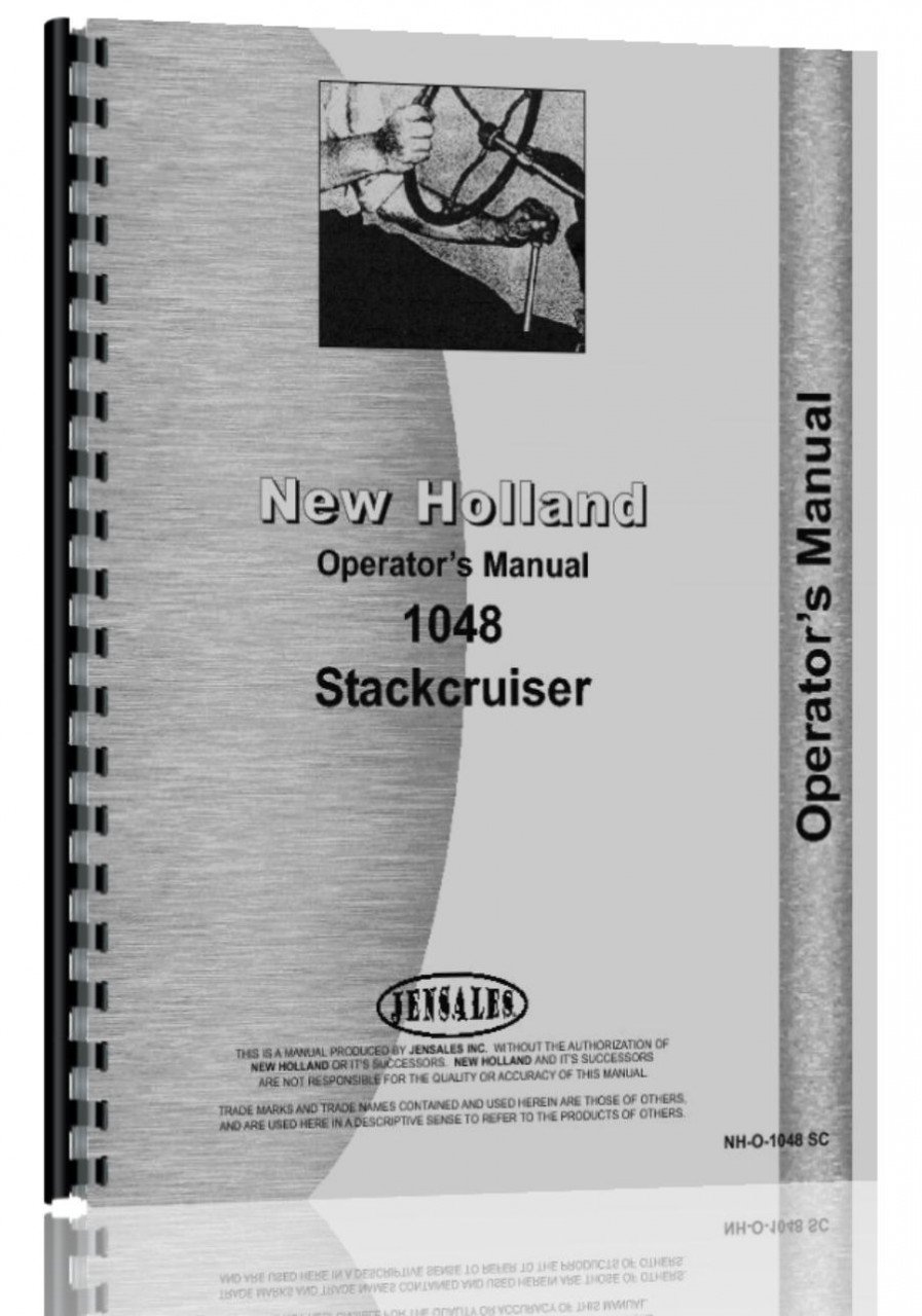 Amazon.com: New Holland 1048 Bale Mower Operators Manual (Stack Cruiser):  Automotive