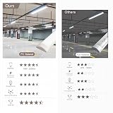 Qsmile 4FT LED Batten Light 32W PC Body 6500K Bright White Insect Proof IP40 view 3