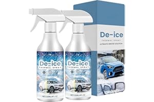 2PCS De-Icer for Car Windshield Defroster,Auto Windshield Deicing Spray (2)