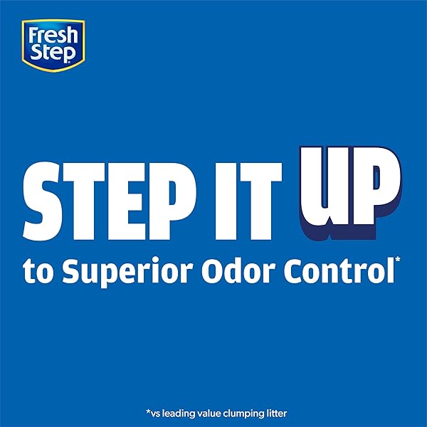 FRESH STEP CLUMPING LITTER WITH FEBREZE FRESHNESS GAIN ORIGINAL SCENT, LOW-DUST FORMULA WITH AMMONIA BLOCK TECHNOLOGY, 14 LB. BOX