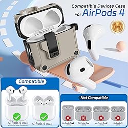 Case for AirPods 4th Generation Case, Ekoonpft