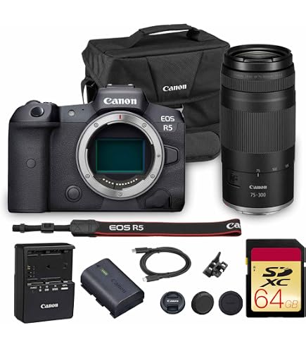 Amazon.com : Canon EOS R5 Mirrorless Digital Camera (Body Only