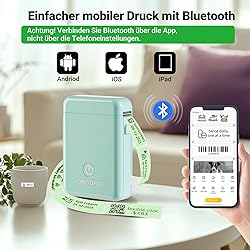 ORGBRO Label Maker Machine with Tape, X1 Portable