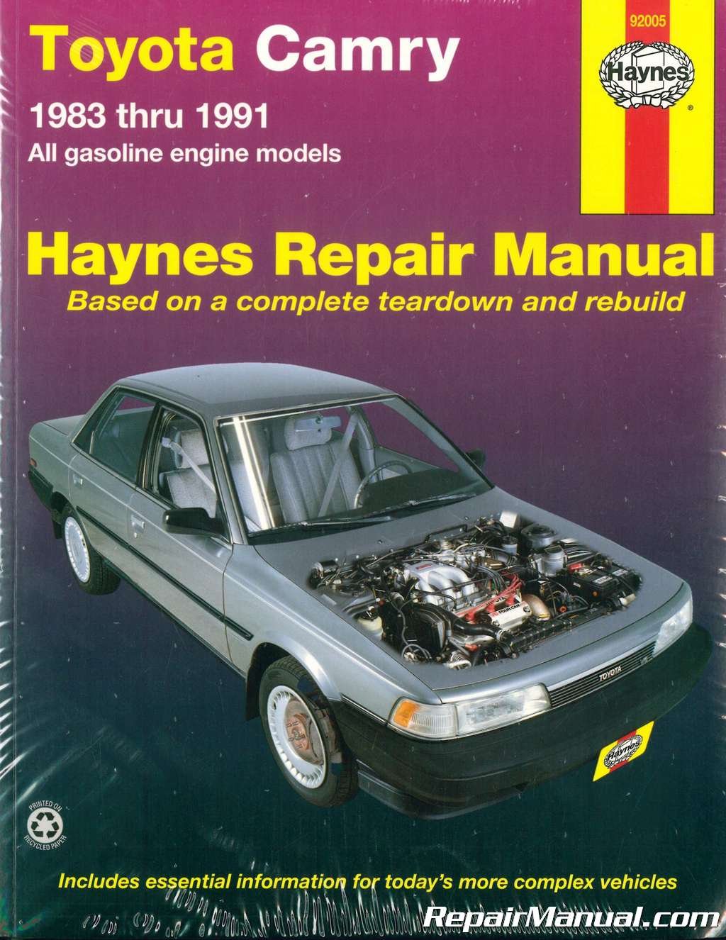 H92005 Haynes Toyota Camry 1983-1991 Auto Repair Manual Paperback – 2004