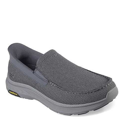 Skechers Men's Pollard-Wilfred Sneaker, Grey, 8