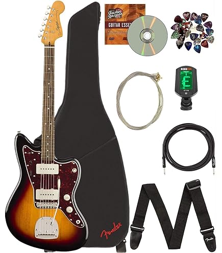 Amazon.com: Squier J Mascis Jazzmaster Electric Guitar, with 2