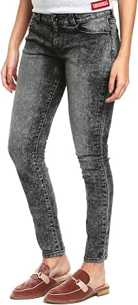Rewind Jeans Negro Deslavado Jeans para Mujer Negro Talla 24 :  Amazon.com.mx: Ropa, Zapatos y Accesorios