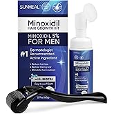 5% Minoxidil Foam Hair Growth Kit - For Men's Beard and Women's Hair Regrowth, 60ml