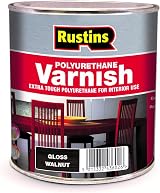 Rustins Polyurethane Varnish Walnut Gloss 250ml POGW250