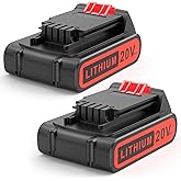 TREE.NB 20V 3.5Ah LBXR20 Replacement Battery for Black & Decker 20V Lithium Battery LB20 LBX20 LBXR2020-OPE LBXR20B-2 LBX4020