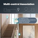 MOES WiFi Smart Wall Switch 2 Gang Touch Multi-Control No Neutral Alexa Google view 6