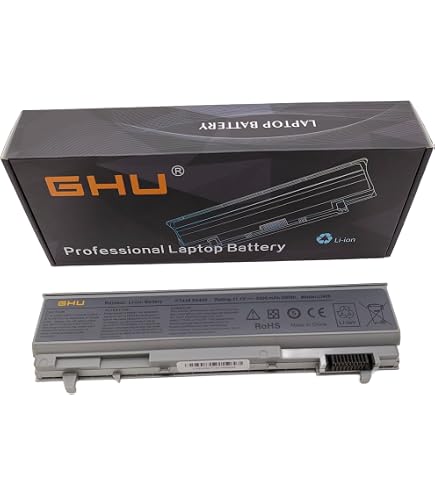Amazon.com: GHU New Battery 87 WHR 9-Cell for Dell Latitude E6400