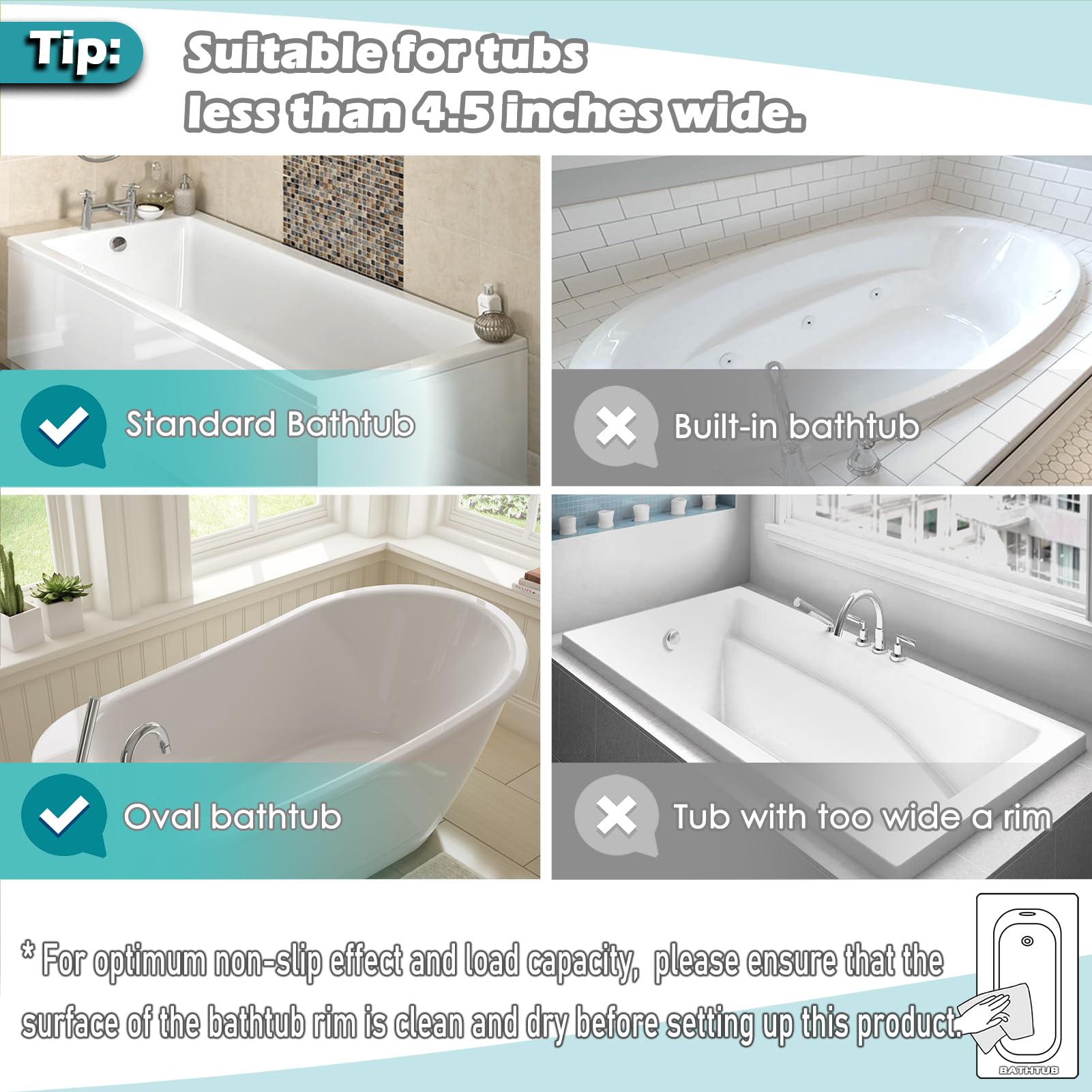 Saddle shape 2 Compartments Bath Toy Organizer, Easy Access for Children, Wide Opening Bath Toy Holder for Drying Toys and Storage, Mesh Shower Toy Holder and Bath Tub Toy Storage Organizer for Tub.