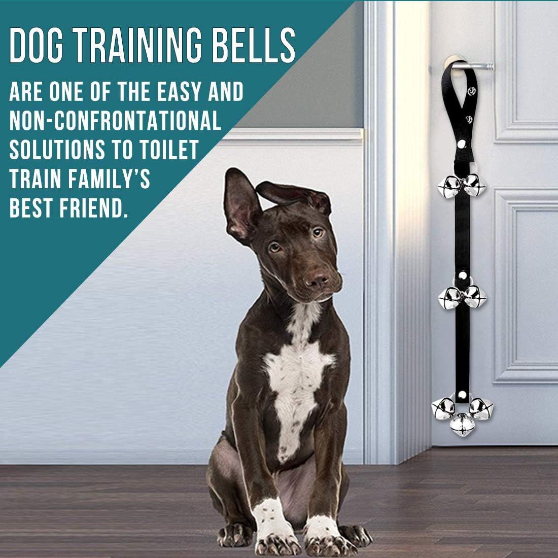 BLUETREE 2 Pack Dog Doorbells Premium Quality Training Potty Great Dog Bells Adjustable Door Bell Dog Bells for Potty Training Your Puppy The Easy Way - 7 Extra Large Loud 1.4 DoorBells : Pet Supplies