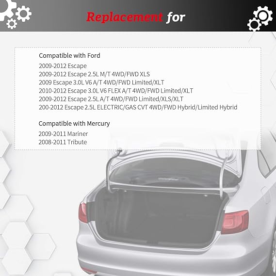 Amazon Com Rear Liftgate Actuator Replacement For Ford Escape 2009 2012 Tailgate Latch Actuator Replace Oem 9l8z 7843150 B 9l8z7843150b Automotive