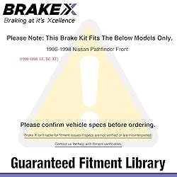 [Front] Brake X Replacement Brake Rotors Kit