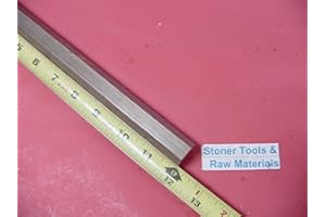 STONER METALS 3/4" C360 Brass HEX BAR 12" Long New Lathe Bar Stock .75" Flat to Flat 1/2 Hard