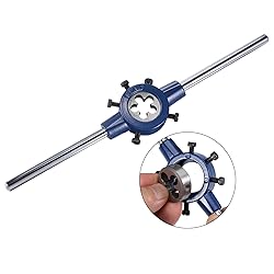 uxcell 5/8-24 UNEF Tap and Die Set with 38mm Round