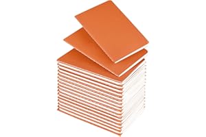 Lzerking Mini Notebooks Bulk 36 Pack Small Pocket Journal Notepads-Orange Cover for Kids 3.5 x 5.5 Inches, 30 Sheets/60 Pages, Can Be Used as Conference and Party Giveaways