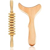 Wood Therapy Massage Tools Wooden Gua Sha Kits Maderoterapia Kit Body Sculpting Tools Wood Massager Roller for Relax Muscles (2)
