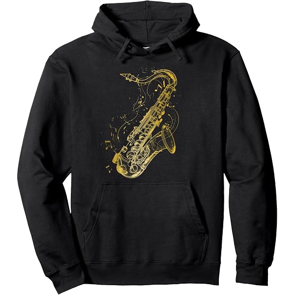 Sweat à Capuche « Je Peux Pas J'ai Saxophone » – Humour Musicien, Cadeau Pour Saxophoniste – Coupe Classique