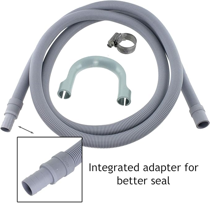 Spares2go Drain Hose Extension for Lg Washing Machine (2.5M, 18Mm