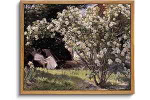 Landscape Wall Art Decor, Framed Vintage Canvas Wall Art Room Decor, Classical Landscape Oil Painting Wall Art Canvas Prints 