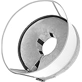 BARKLESS Inflatable Dog Cone, Soft Dog Donut Collar After Surgery, 2-in-1 Inflatable Collar with Detachable Anti-Licking Shie