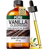 KUKKA Vanilla Essential Oils - 4 Fl Oz - for Hair, Skin, Diffuser, Aromatherapy & DIY Soap Making Scent
