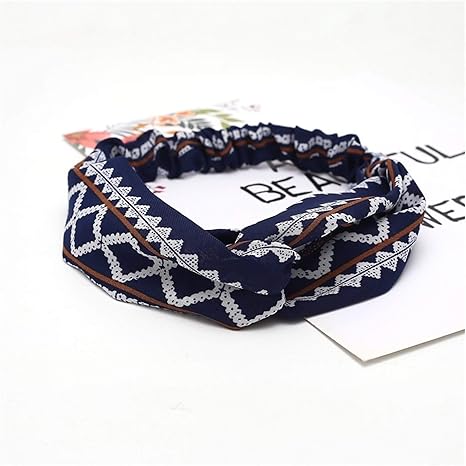 Amazon Co Jp ファッション女性女の子夏ンヘアバンドは ヘッドバンドヴィンテージクロスターバン包帯バンダナヘアバンドヘアアクセサリーを印刷します Color 54 ホーム キッチン