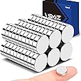 60Pcs Fridge Magnets,10x3mm Rare Earth Magnets Mini Magnet Strong Magnet Rare Earth Magnets for Fridge, Crafts, DIY, Kitchen, Whiteboard, Office