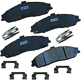 Bendix Premium SBC731 Ceramic Front Brake Pads for Cadillac XLR 2009-2004, Chevrolet Corvette 2013-1997, Pontiac GTO 2006-2005