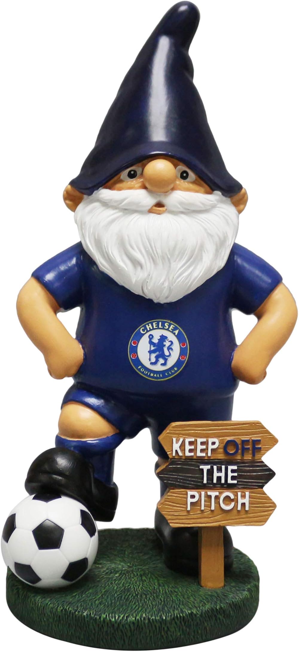 FOCO Chelsea FC Keep Off The Pitch Gnome Officially Licensed