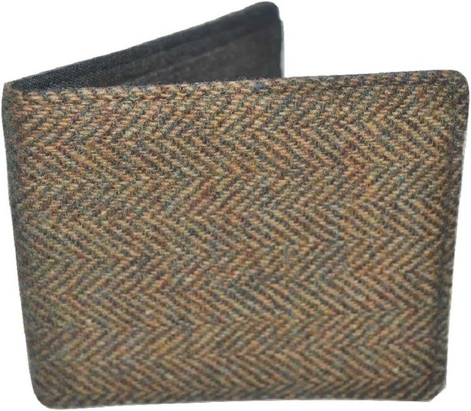 Jetsam Natty Professor Wool Tweed 3 Pocket Bifold Wallet