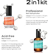 Modelones Gel Nail Polish Primer 2x15ml Acid-Free Nail Prep Dehydrator Superior view 3