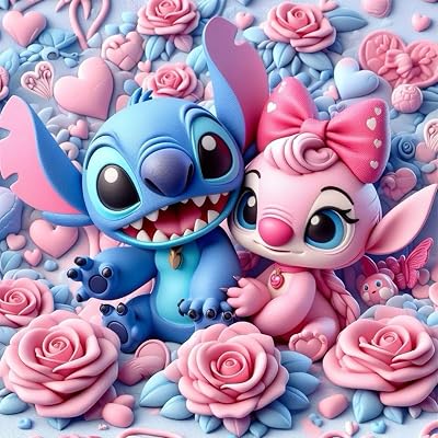 CLYCTIP Diamond Painting Kits for Adults 30x30cm White 5D Stitch DIY