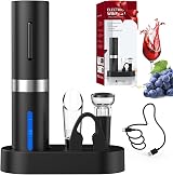Circle Joy 5-in-1 Electric Wine Opener Set Rechargeable with Charger