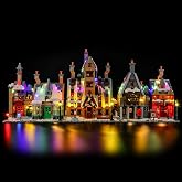 BRIKSMAX Light Kit Designed for LEGO Hogsmeade Village Collectors' Edition | Designed for Harry Potter 76457 - Hidden wiring - Plug-and-play installation - Enhanced display effect - Model not included