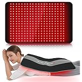 Comfytemp 24'' x 17'' Large Red Light Therapy Pad for Body, 320 LEDs FSA Eligible HSA Near Infrared Light Therapy Pad, 48W Light Wrap for Back Waist Joint Muscle Pain Relief, 660nm & 850nm