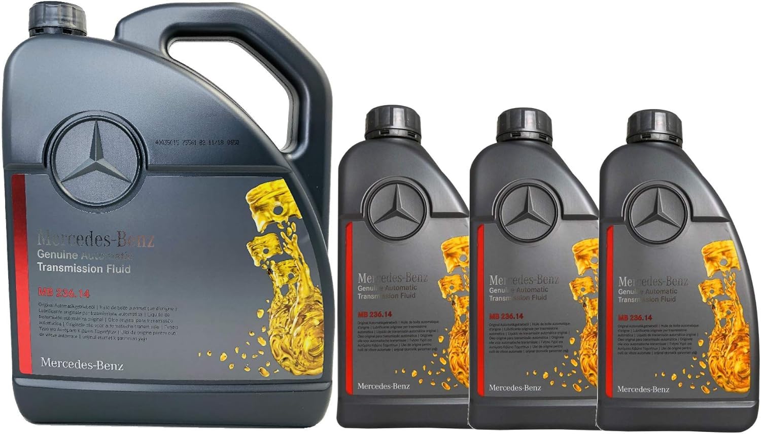 Automatic original Mercedes Benz oil / fluid transmission MB236.14 (ATF