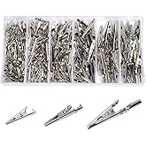 XINTAIHELE 230PCS Metal Alligator Clip Clamp Assortment Kit Electrical Test Crocodile Clips Charging Clamped Jumper Helper 3 