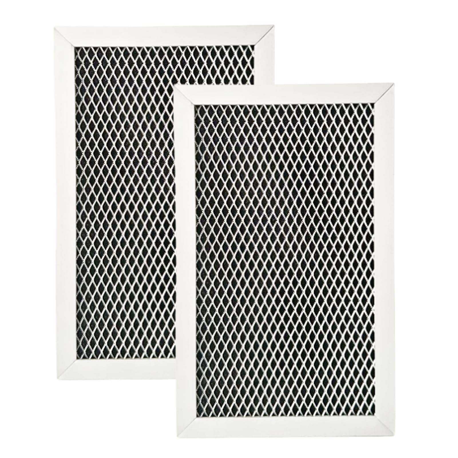 Photo 1 of 2 Pcs Microwave Charcoal Filter Mesh Replacement Compatible with GE JVM6175EK5ES, JVM6172SK5SS, JVM6175SK5SS, JVM6175YK5FS