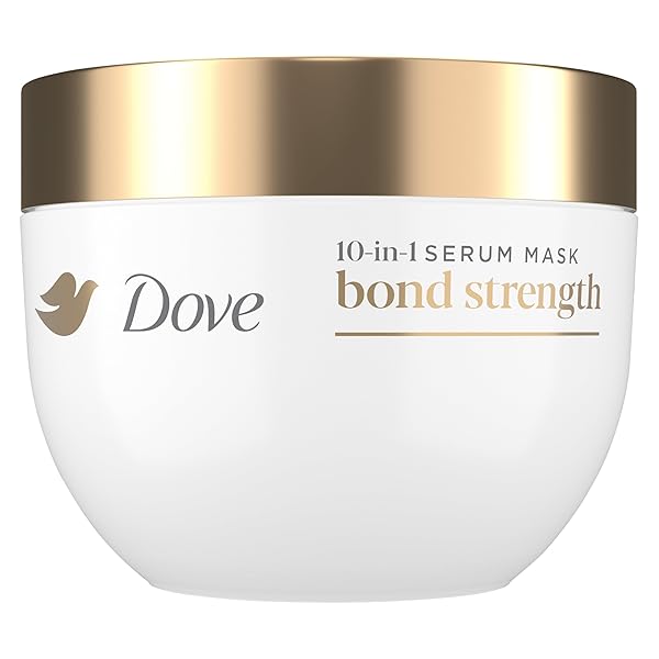 DOVE HAIR BOND STRENGTH 10IN1 SERUM MASK FOR CHEMICALLY DAMAGED HAIR WITH BIO-PROTEIN CARE TECHNOLOGY PLUS PEPTIDE COMPLEX 9.2 FL OZ.
