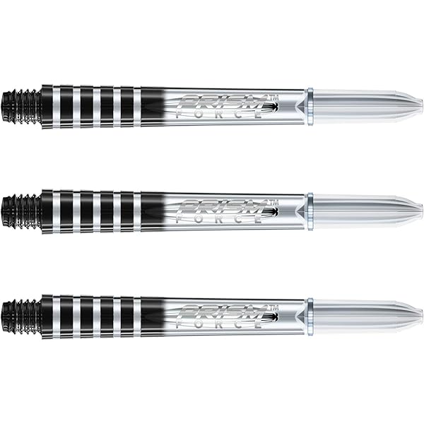 Winmau Prism Force Dart Shafts - Medium 48mm (3-Pack, Green)