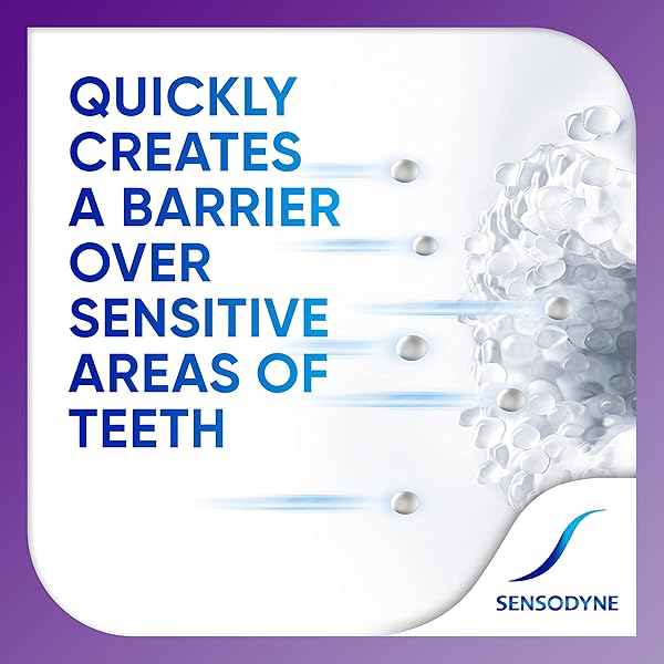 SENSODYNE RAPID RELIEF SENSITIVE TOOTHPASTE, CAVITY PREVENTION AND SENSITIVE TEETH TREATMENT – 3.4 OUNCES
