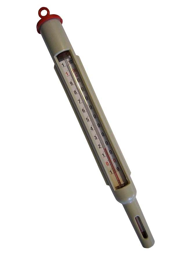 Milchthermometer - Käsethermometer - 29cm - Temperaturbereich bis 110°C - Thermometer Butter Käse Milch