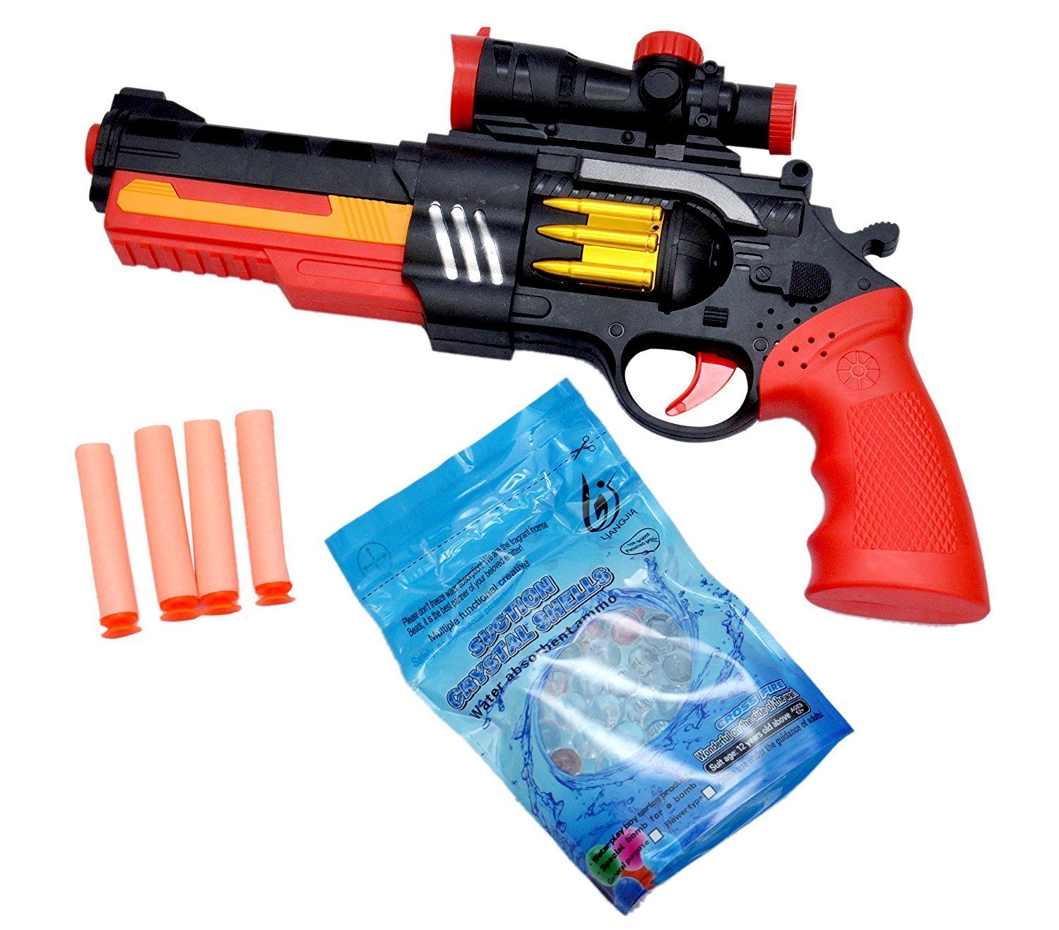 Electrobot Soft Gun With Gloss Surface Water Bomb Gun For Gift