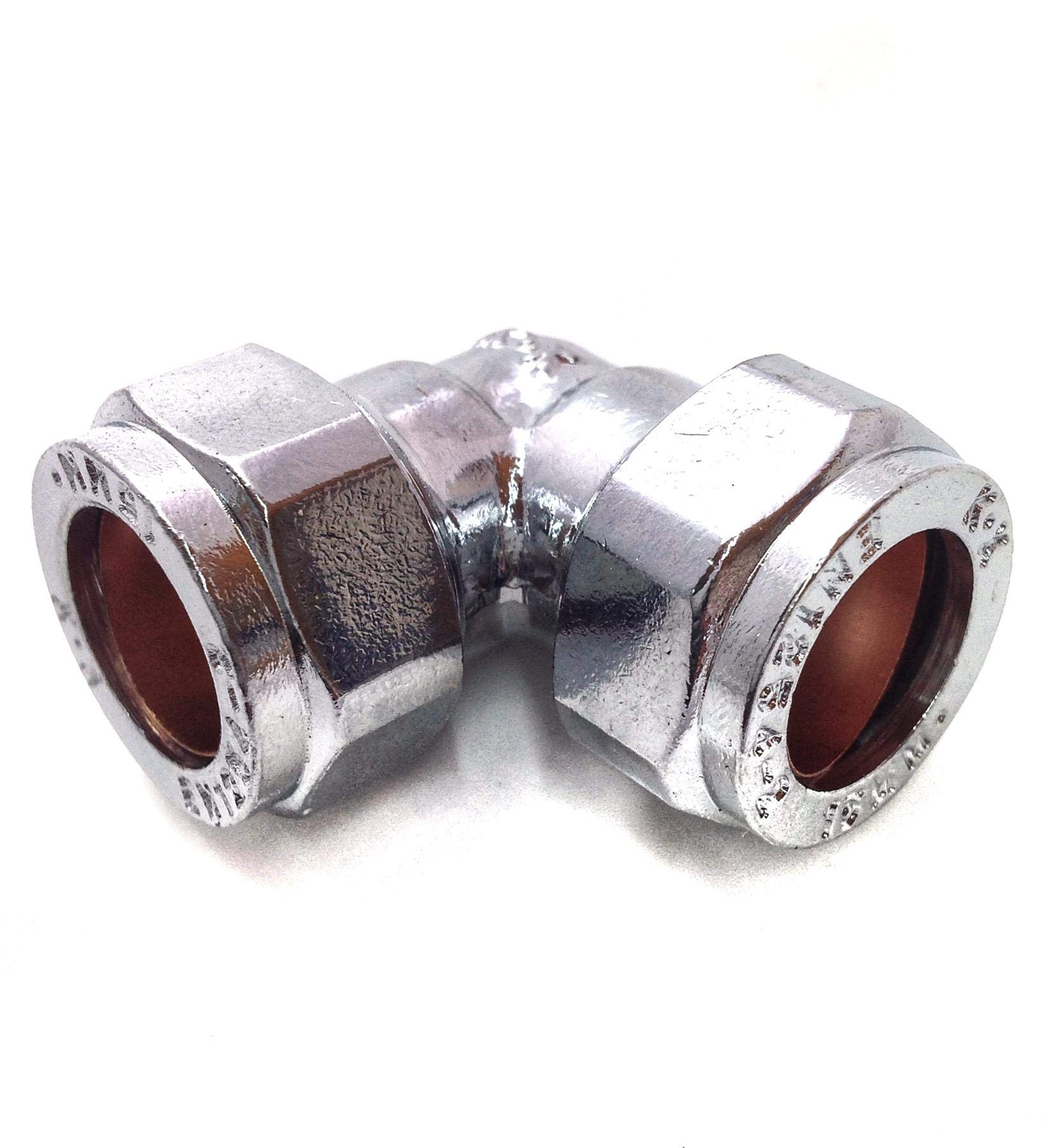 15mm Compression Chrome Plated Elbow