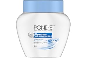 Pond's Facial Moisturizer for rich hydration Dry Skin Cream hypoallergenic 190 ml
