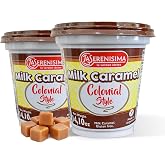 La Serenisima Dulce de Leche Argentine Caramel Spread 14.1 oz Pack of 2 | A creamy jar ready for alfajores, cakes, pancakes, waffles and everyday dessert toppings.